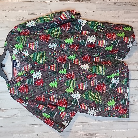 Christmas scrud top size 4x - Picture 1 of 4